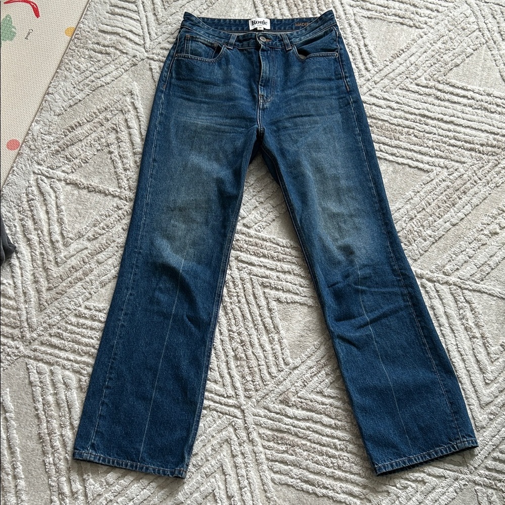 Rouje Madeleine Indigo Straight-Leg Jeans